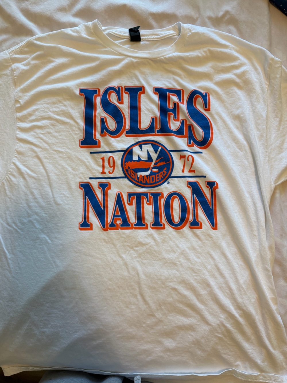 Islander White 'Isles Nation' Graphic Tee
